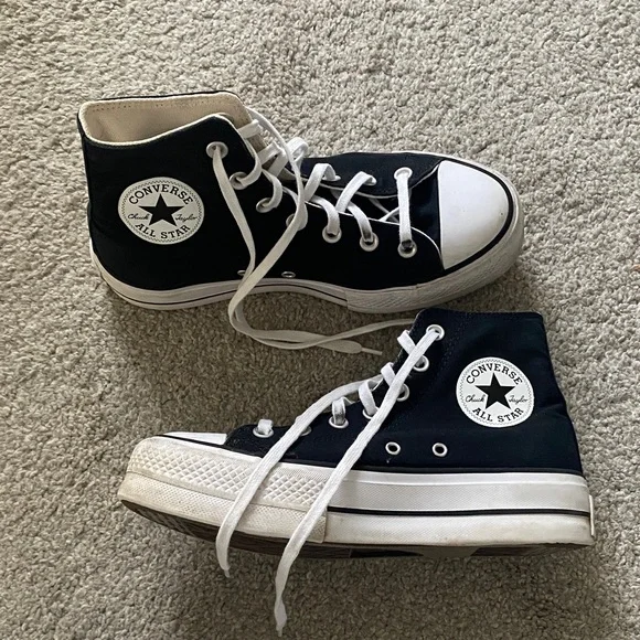 High Top Platform Converse - Picture 1 of 5